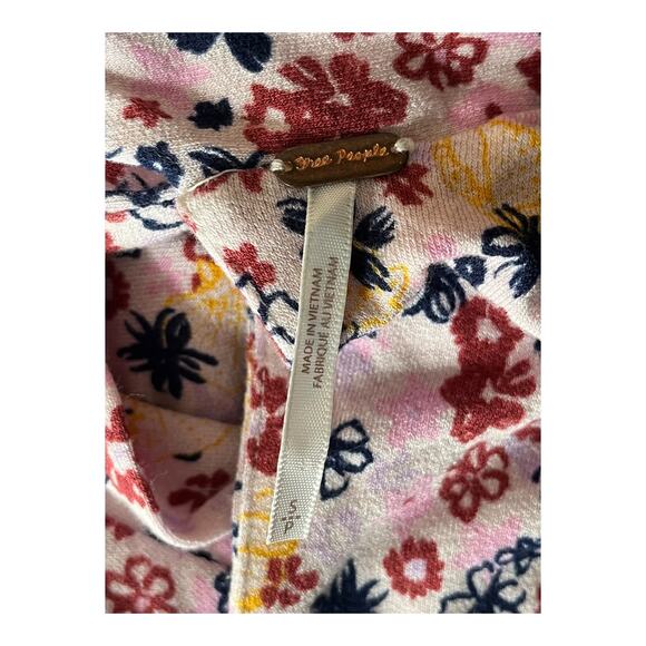 Free People Jumpsuit Vibe check tie waist size Small S - Picture 7 of 9